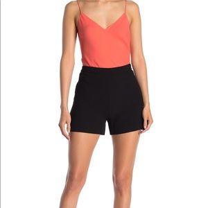 Theory Black High Waist Women's Shorts